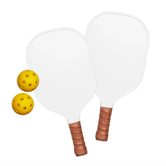 Smasher Pickleball Set White (Custom Screen Print)