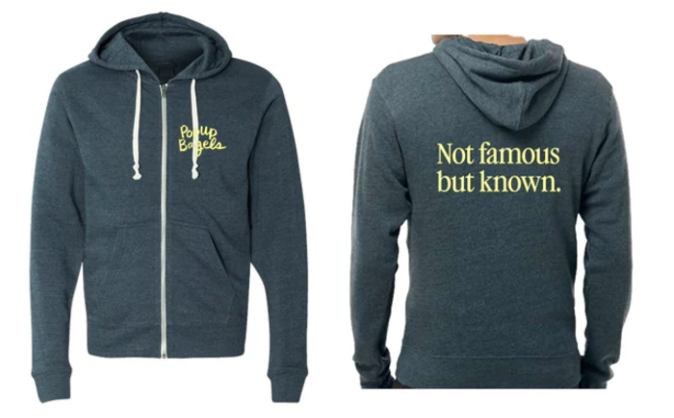 6 Navy Full-Zip Hooded Sweatshirts per size