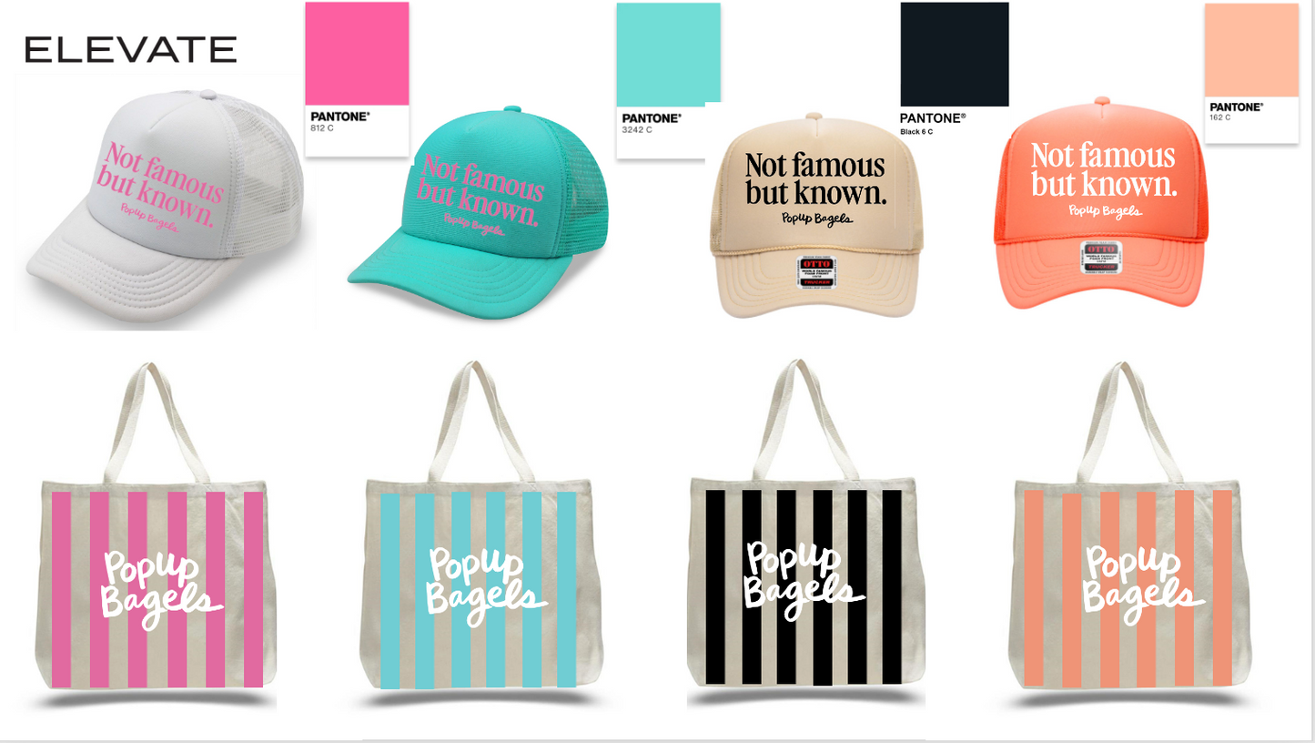 Custom Foam Hat and Tote order for Griffin Thall Aug 2026