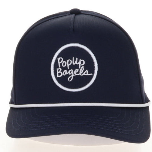 72 Perforated Rope Hats Navy / White