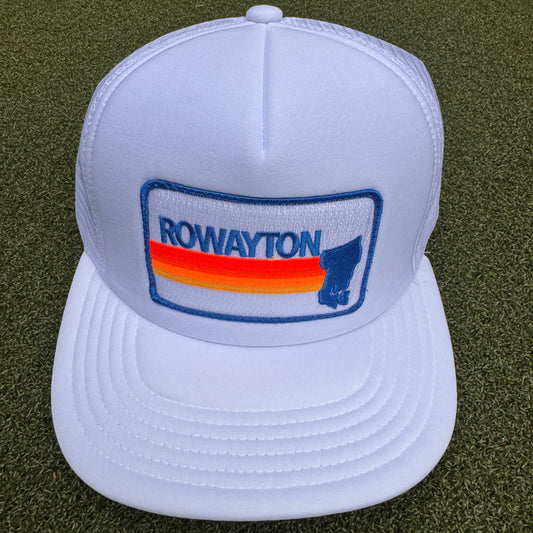 White Sunset Foam Trucker