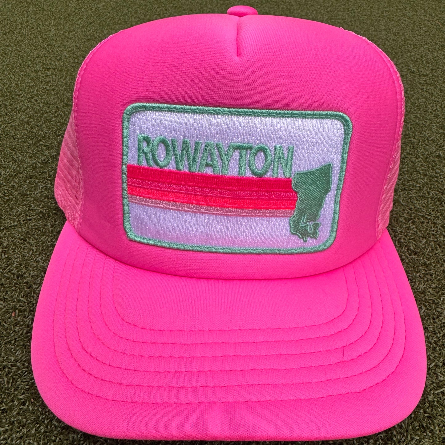 Neon Pink / Seafoam Foam Trucker