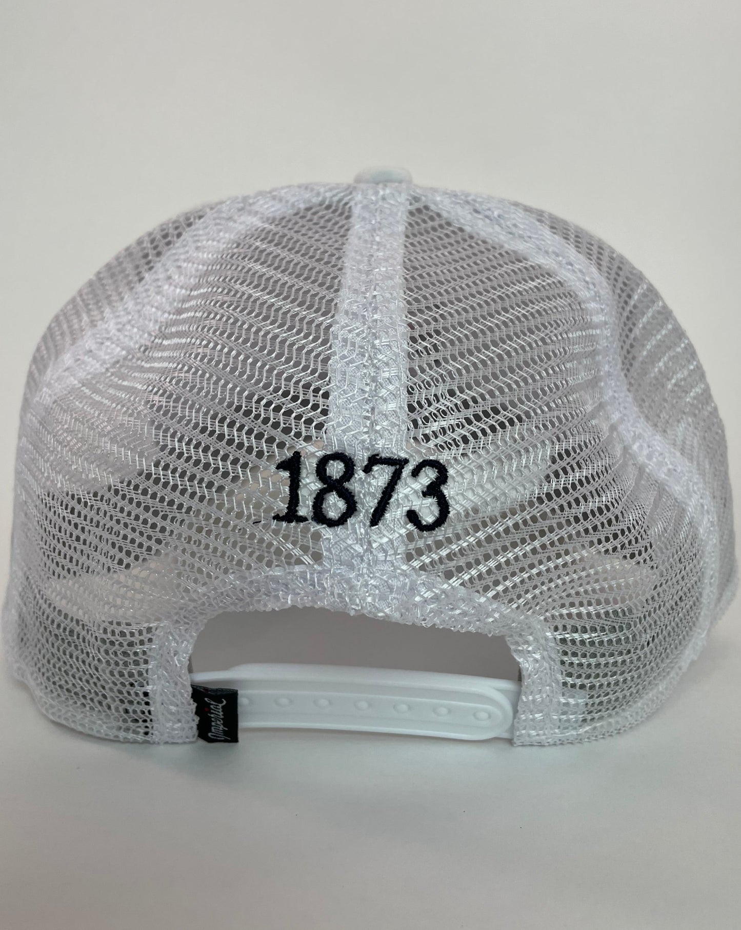 Fish Beach Club Navy Rope / Hat White "1873"