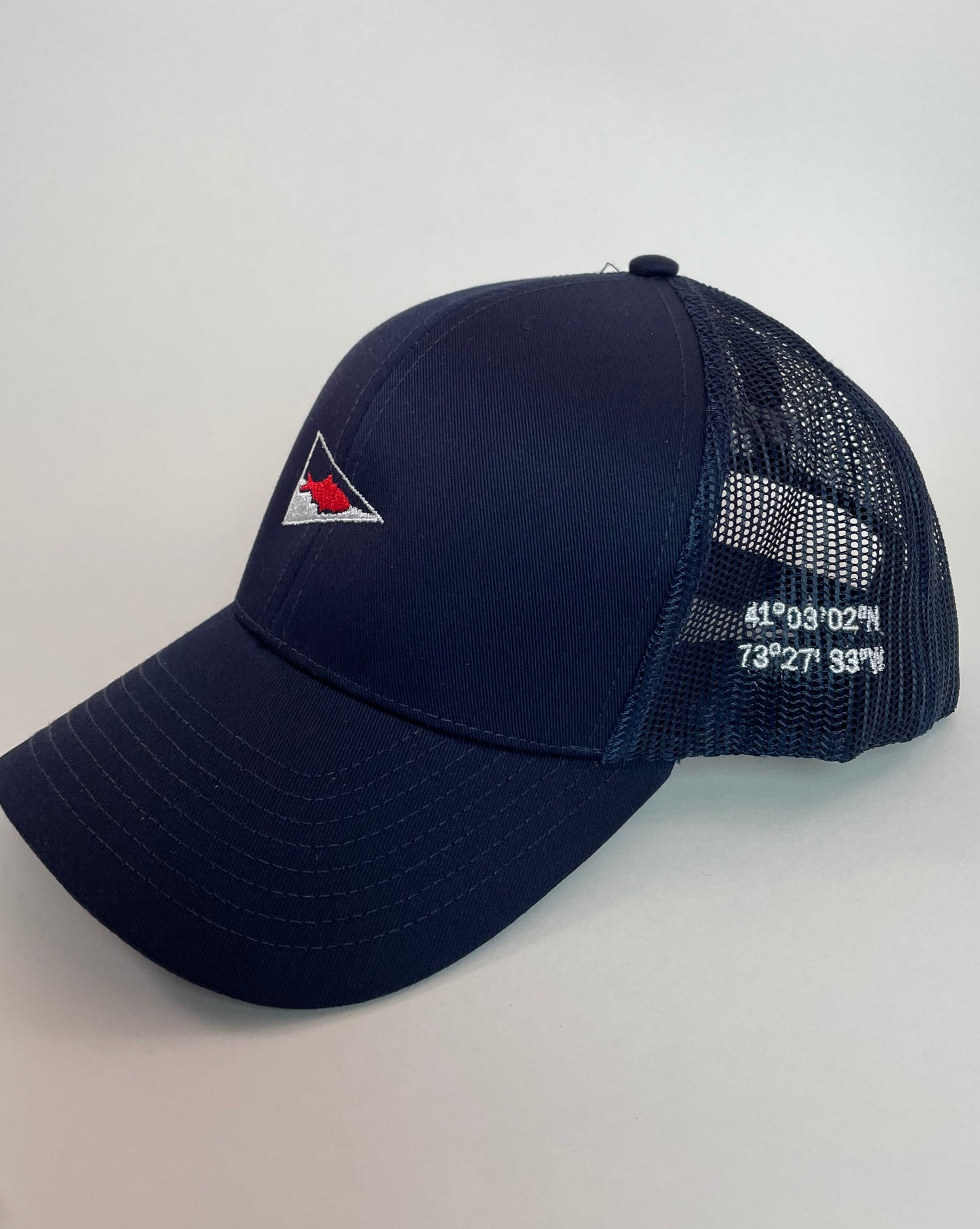 Fish Beach Club Burgee Hat Navy "1873"