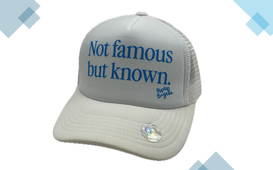 Custom Order 144 White foam hats split colors Blue & Orange