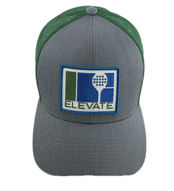 Paddle Trucker Mesh Back Cap - Heather/Kelly Green