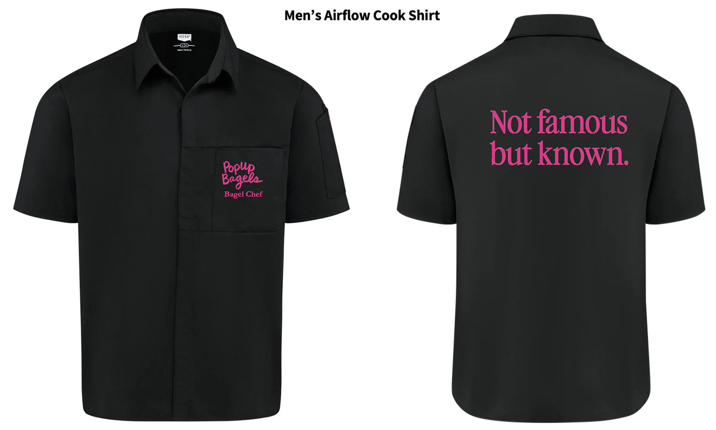 6 Men's Airflow Cook Shirt with OilBlok