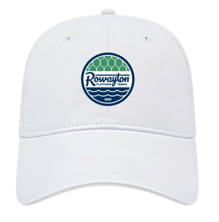 RPTA Soft Fit Solid Active Wear Cap - White
