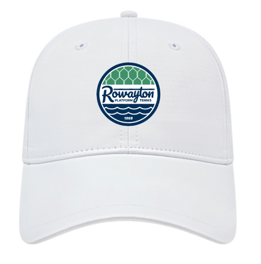 RPTA Soft Fit Solid Active Wear Cap - White