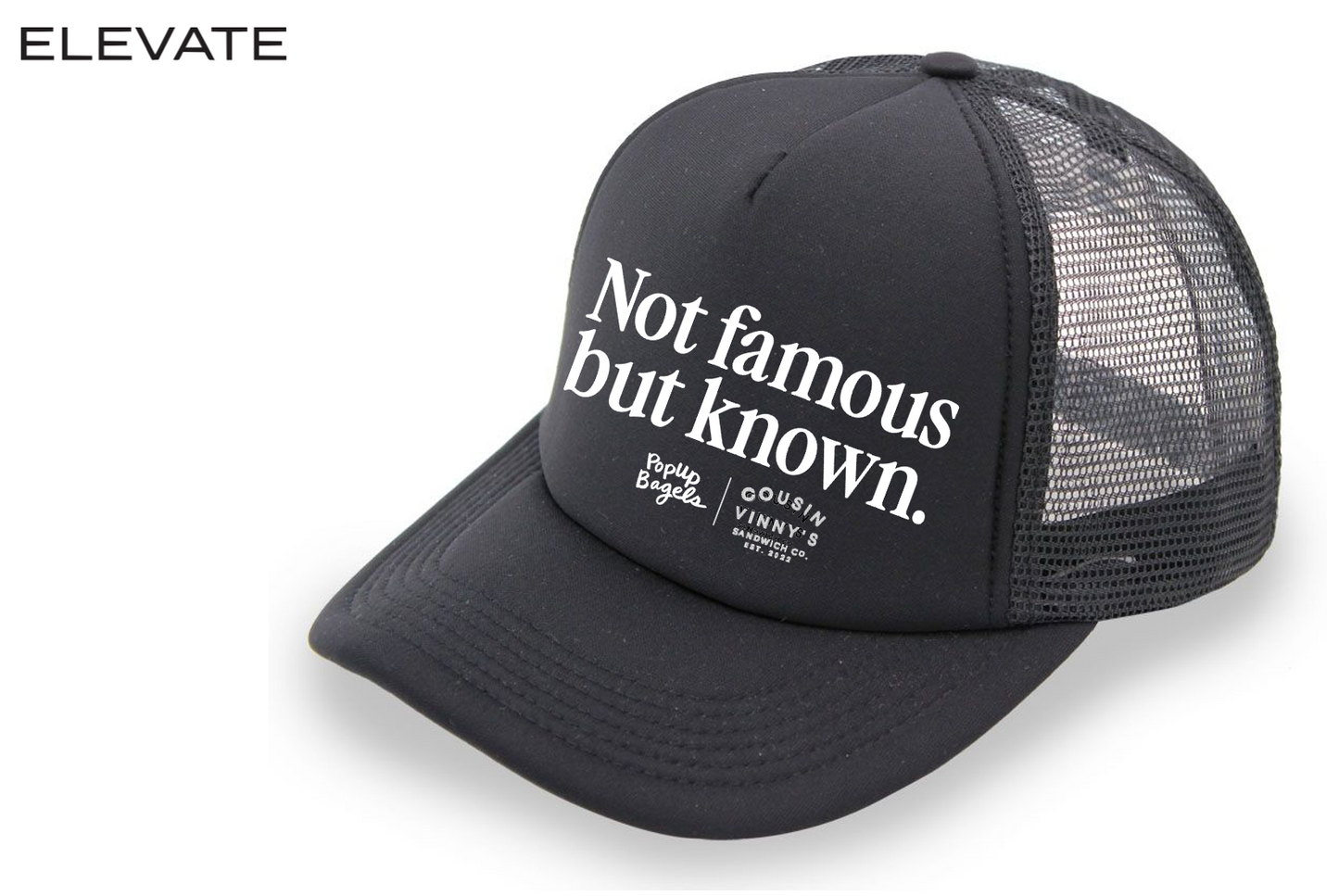 Custom Black Foam hat order for Hunter Adams