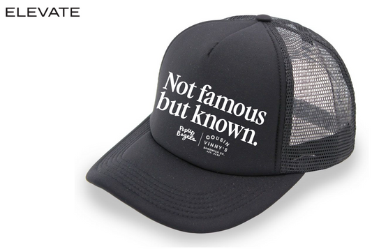 Custom Black Foam hat order for Hunter Adams