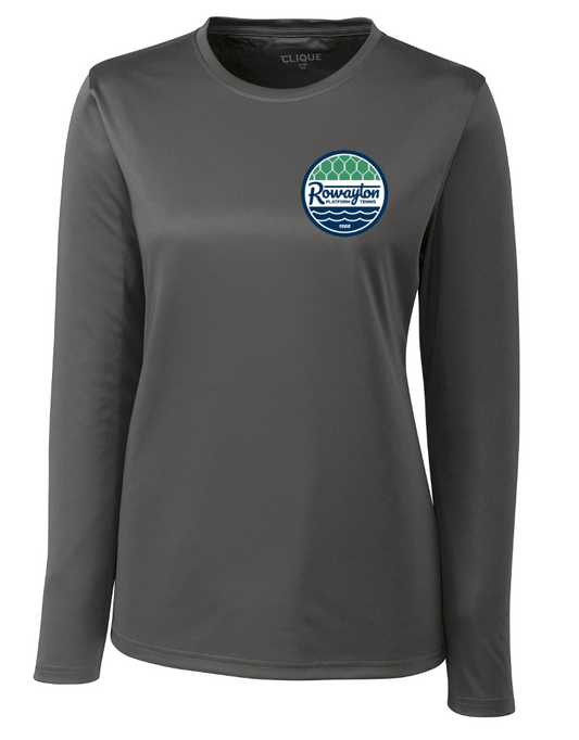 Performance Jersey Womens Long Sleeve Tee - Slate