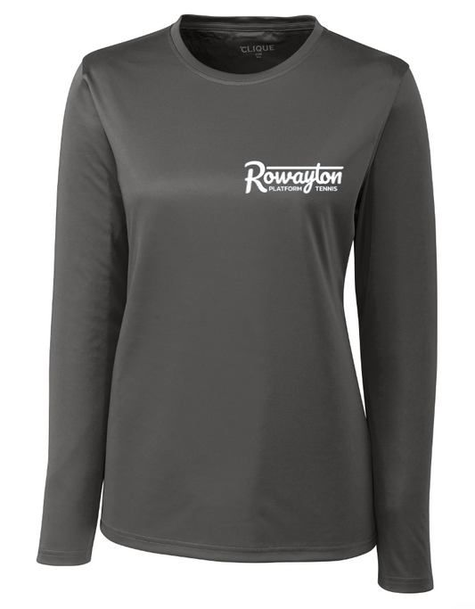 Performance Jersey Womens Long Sleeve Tee - Slate