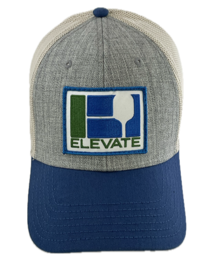 Pickleball Mesh Back Cap - Heather/Sea Blue/Stone