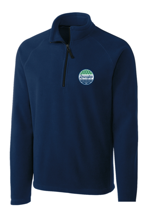 Men's Performance Fleece Half Zip Pullover Jacket / Navy