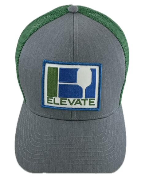 Pickleball Trucker Mesh Back Cap -  Heather/Kelly Green